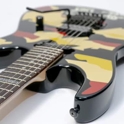 2005 ESP LTD GL-500k George Lynch Signature Guitar with Case - Kamikaze image 5