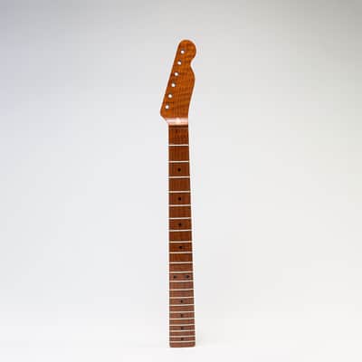 Allparts Select "Licensed by Fender®" AAA+ Roasted Flame Maple Vintage Spec Replacement Neck for Telecaster® - Nitro Finish - Soft V Shape image 2