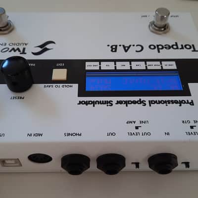 Two Notes Torpedo C.A.B. Speaker Simulator Pedal 2010s - White/Black image 2