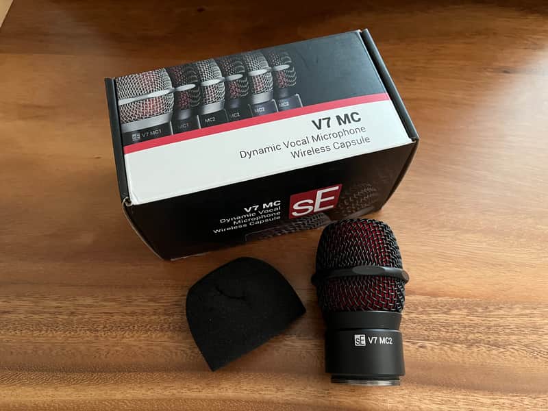 sE Electronics V7 MC2 Capsule for Sennheiser Wireless - Black image 1