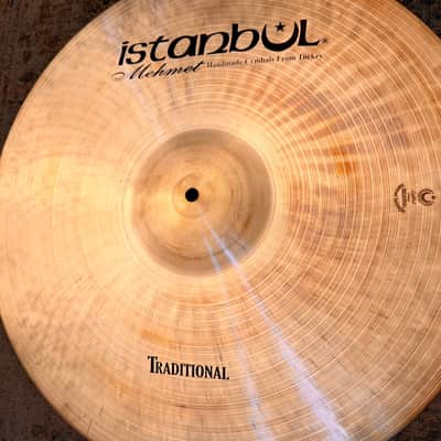 Versatile ISTANBUL Mehmet TRADITIONAL 22” Ride Crash 3098 g PERFECT Shape! Great Definition! CRASHABLE! image 6