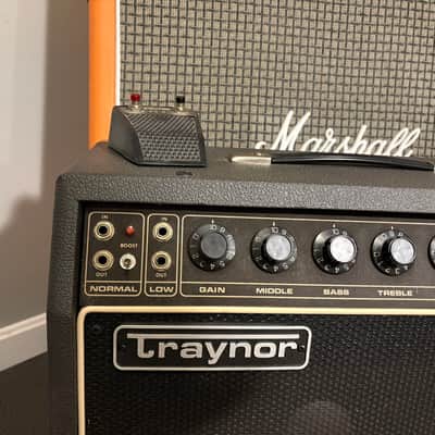 Traynor TS-75 Solid State Electric Guitar Combo Amplifier Early 80's - Black-Grey image 10