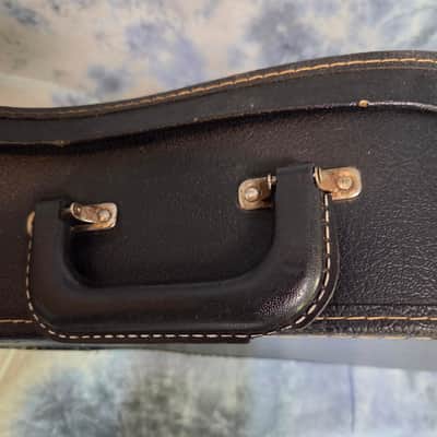 Vintage RARE 1966 to 1969 Gibson Branded Black Red Plush ES 335 330 Soft Shell Electric Guitar Case image 8