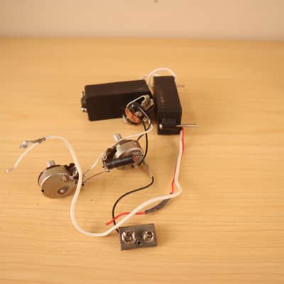 Vintage 1990's EMG P-Bass Pickups with Wiring Harness and Pots image 4