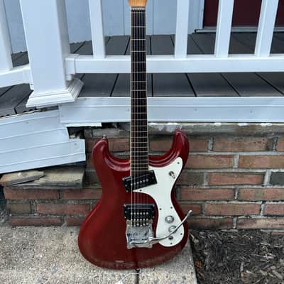1965 Mosrite Ventures Mark I Electric Guitar - Red image 5