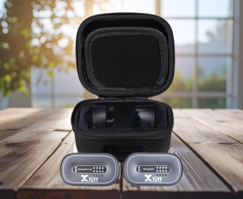 Xvive AC58 Wireless Guitar System with Charging Case image 1