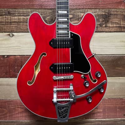 Eastman T64/v Thinline with Bigsby 2022 Antique Classic image 2