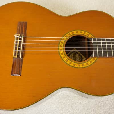 Vintage 1970s Fernandes GC-20 Grand Concert Classical Guitar MIJ w/ Hard Case image 5