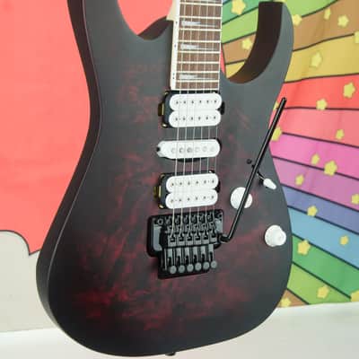 Mint Ibanez RG470DWXWZM RG Electric Guitar in Wine Red Frozen Matte image 4