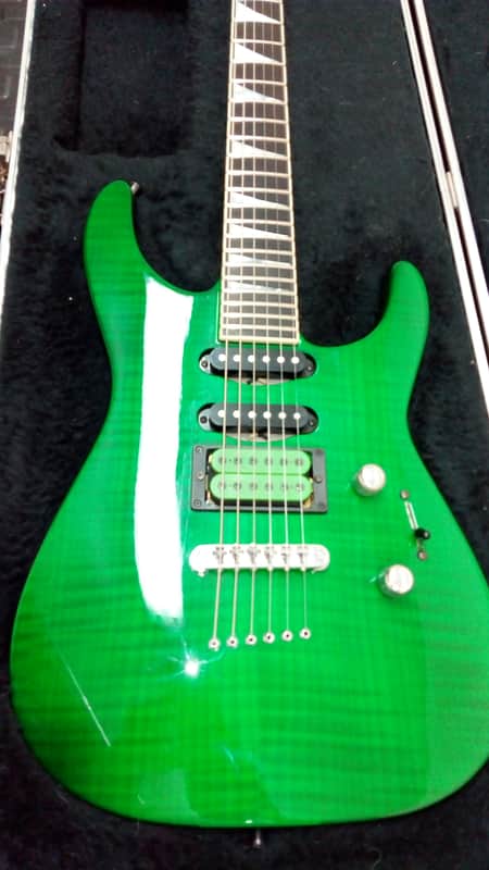 Jackson Soloist SL1T  USA Select fix bridge 2005 Green image 1