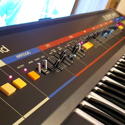 Roland Juno-60 61-Key Polyphonic Synthesizer β
RARE from Β΄80sβ
Synthesizer / Keyboard β
Cleaned & Full Checked image 13