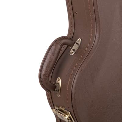 Deluxe Arch Top Wood Case 335 Style Guitars-Brown image 6