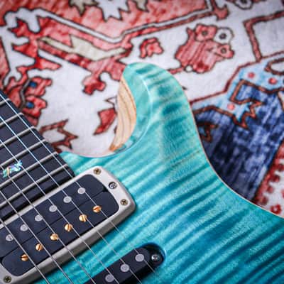 PRS USA Paul Reed Smith Modern Eagle V Wood Library "Blue Fade" (2024)@ image 9