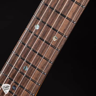Ibanez Tom Quayle Signature TQM2 - Charcoal Black Burst Flat image 9