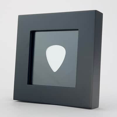 3" x 3" Double Sided Guitar Pick Display, BLACK #351 Shape Bild 12