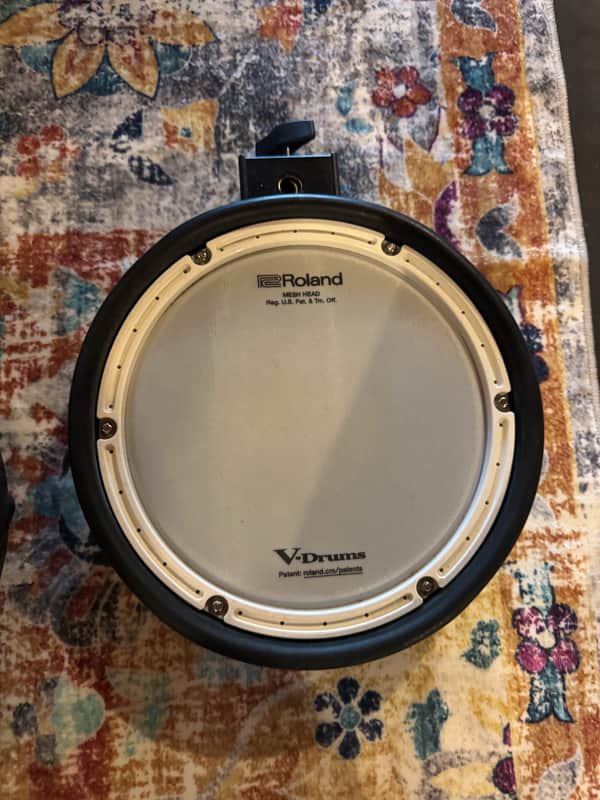 Roland PDX-8 V-Drum 10" Dual-Trigger Mesh Snare Drum Pad 2006 - Present - Black image 1