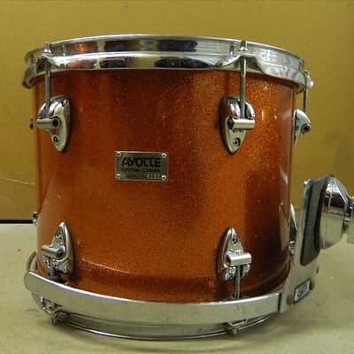 ayotte drum kit 10, 13, 16, 22, 1996 orange sparkle image 9