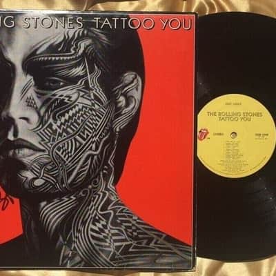 The Rolling Stones Keith Richards Signed Auographed Tattoo You Record Album (Beckett COA)🔥 image 1