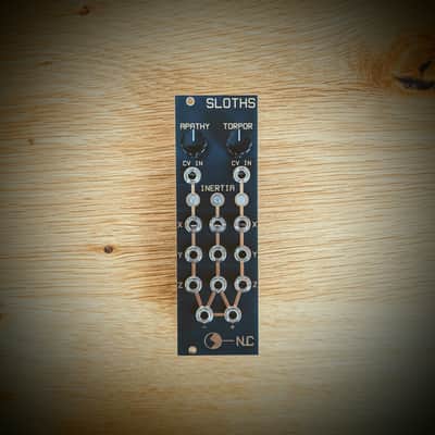Nonlinear Circuits (NLC) Triple Sloths - Eurorack Chaos Module - Black Panel -  NEW image 1