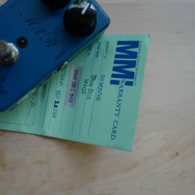 MXR M103 Script Blue Box Reissue 2000s - Blue image 6