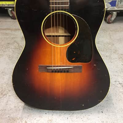 Wilco Loft Sale - Gibson Banner LG-2 1945 Sunburst w/ orig case owned by Jeff Tweedy image 2