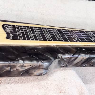 Magnatone Lap steel Early 50s - Gray/yellow pearloid image 8