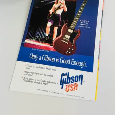 Gibson USA Dealer Promotion Packet 1993 image 3