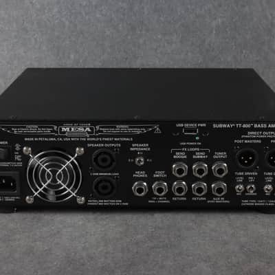 Mesa Boogie Subway TT-800 Bass Amp Head - 2nd Hand image 7