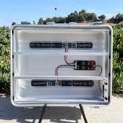 BPNYC ZERO Halliburton Eurorack Modular Travel Case NOS SILVER 96hp 9U image 2