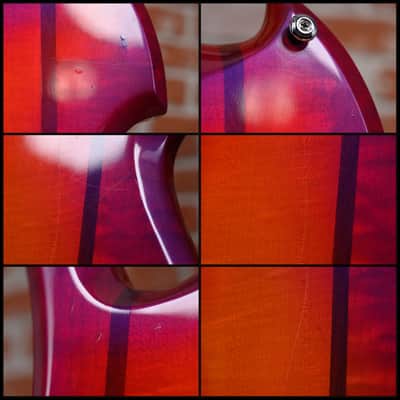 B.C.Rich Mockingbird Custom Tremolo Ultraviolet Sunburst 1985 w/Hardshell Case image 17