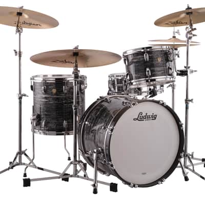 Ludwig *Pre-Order* Classic Maple Vintage Black Oyster 20x16, 12x8, 13x9, 14x14, 16x16 Shells Drums Custom Special Order Authorized Dealer image 1