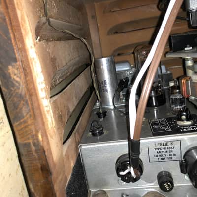 Leslie Model 147 (Conversion) Dual-Speed Rotating Speaker Cab 1970s - Natural image 4