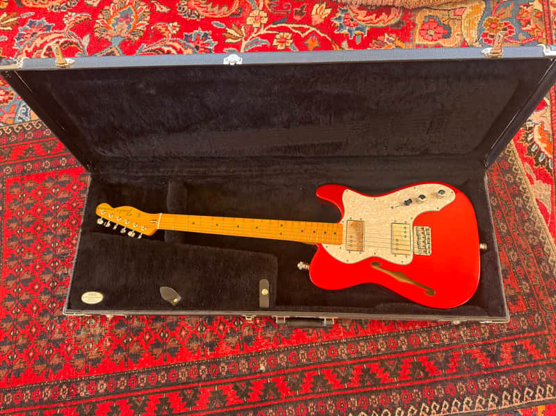Fender American Vintage '72 Telecaster Thinline 2012 - 2014 - Candy Apple Red image 1