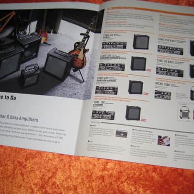 Roland 8 Page Catalog of Amplifiers for Guitar and Bass 2006 image 4