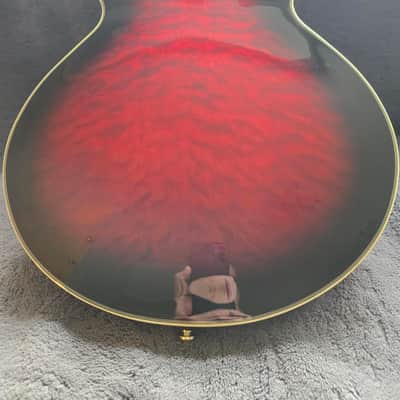 Ibanez AM93-TRS Artcore Expressionist 2013 - 2015 - Transparent Red Sunburst image 2