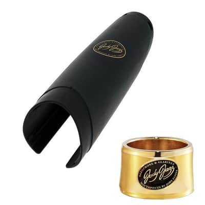 JodyJazz HRT1 Power Ring Ligature & Cap | for HR* Tenor Saxophone Mouthpiece | 24k Gold-Plated image 2
