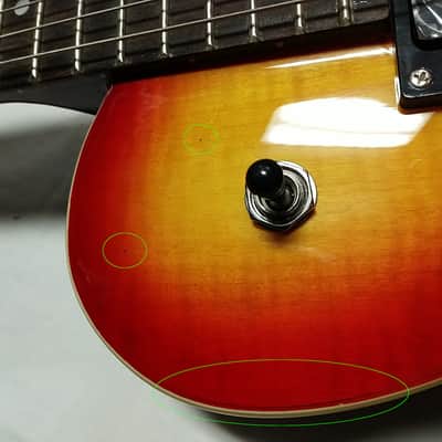 DEAN EVO 2000 electric GUITAR new w/ DEAN CASE - Trans Cherry Sunburst image 9