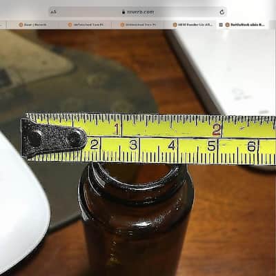 BottleNeck slide REAL 1970's Vintage Glass medicine Bottle / brown tone like DUANE's JVGuitars image 2