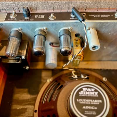 1963 Fender Princeton 6G2 Brownface Combo Tremolo non reverb image 10