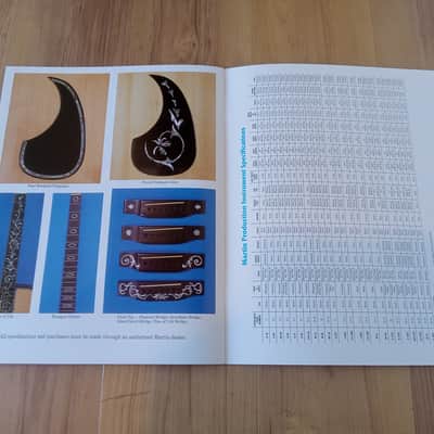 Vintage 1986 CF Martin Instruments Full-Color Guitar Catalog! Rare, Original Case Candy, Paperwork! image 5