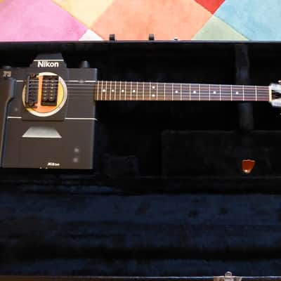 Jackson USA San Dimas Nikon F3 camera custom shaped guitar 1984 Custom Finish J0201 image 2