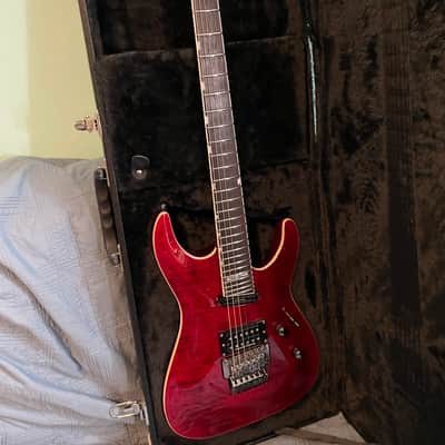 ESP LTD MH-327 2021 - See Thru Red 27 frets image 2