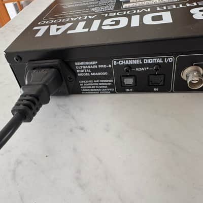 Behringer Ultragain Pro-8 Digital ADA8000 8-Channel Mic Preamp with A/D Converter 2000s - Black / Silver image 10