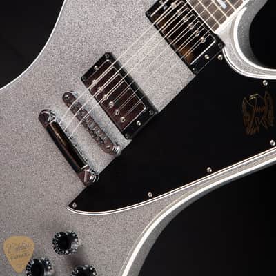 Gibson Custom Shop Made 2 Measure Firebird Custom Silver Sparkle 8.8 #CS400574 image 12