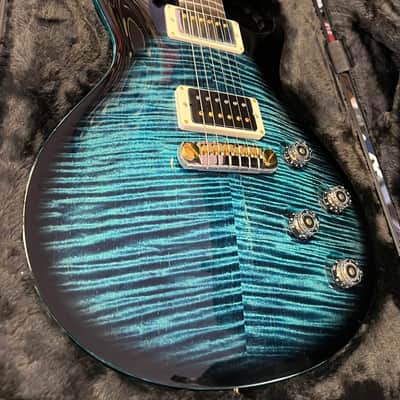 PRS Mark Tremonti Signature 10-Top Electric Guitar with Tremolo, Cobalt Smokeburst/Charcoal with Hardshell Case image 4
