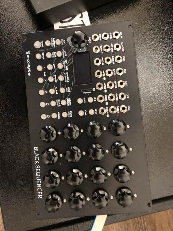 Erica Synths Black Sequencer Four-Track Sequencer image 1