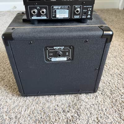 Orange Micro Dark 20-Watt 1x8" Guitar Amp Half Stack image 2