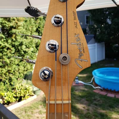 Allparts Jazz Bass Fender Custom Shop Neck Quilted Maple finished by Brubaker image 4