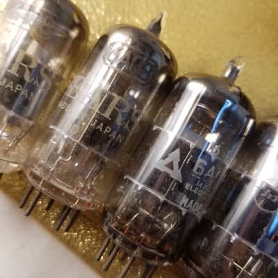 Matsushita etc. Matched Pair (2) 6AQ8 Japan tNOS AT1000 TESTED Vacuum Tubes ECC85 dual triode 1962-1980 image 6