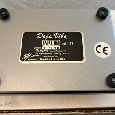 Fulltone Mini Deja Vibe MDV-1 2014 - Black image 3